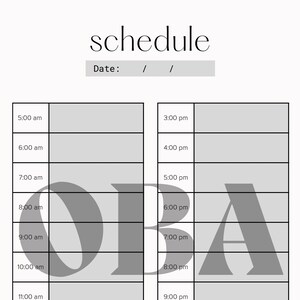 Daily Planner: Plain