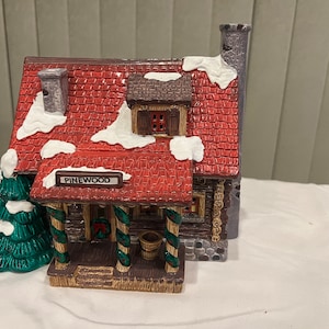 Department 56 - The Original Snow Village - Pinewood Log Cabin