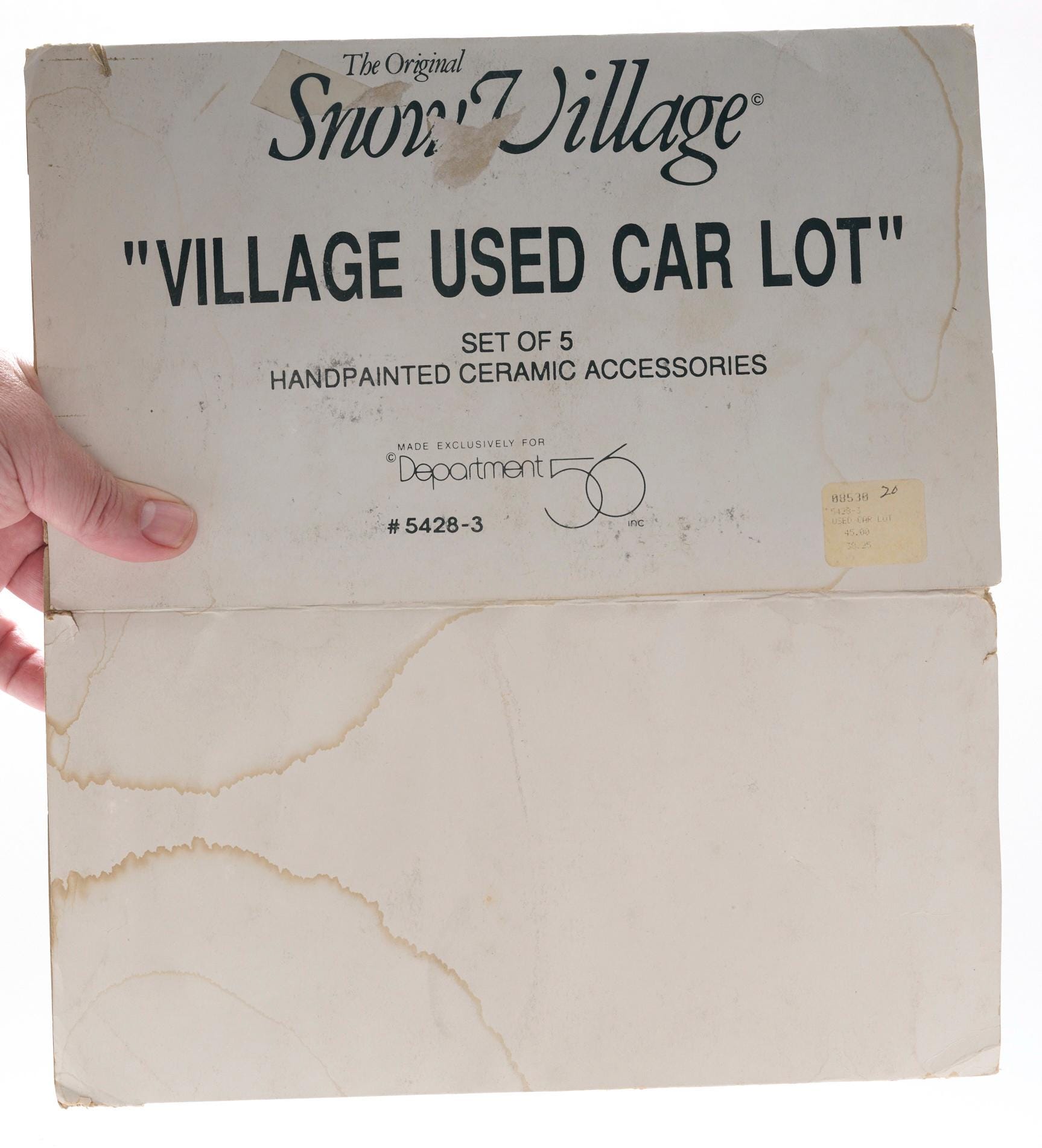 Department 56 - the Original Snow Village - Village Used Car Lot