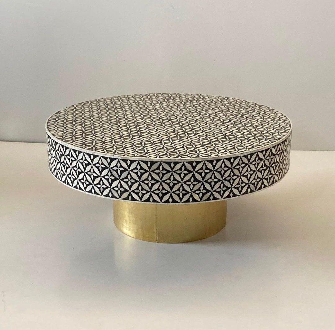 Bone Inlay Coffee Table,bone Inlay Table,bone Inlay Console Table,bone ...