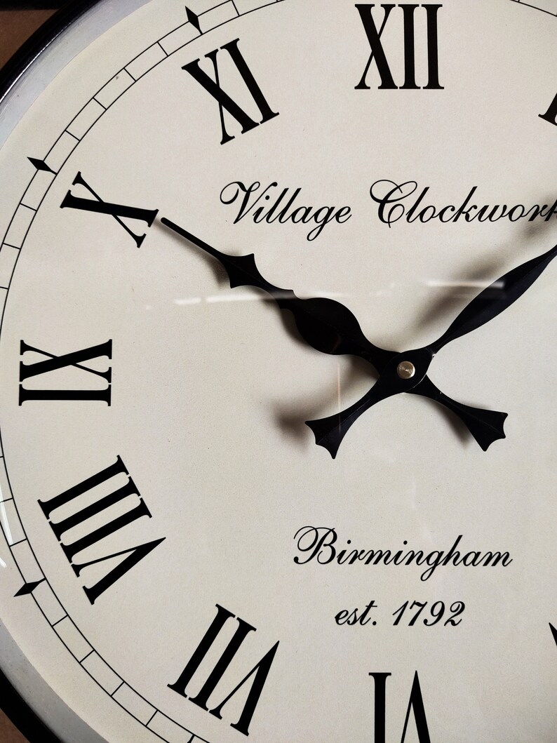 Victorian Station Clock Vintage Style Railway Clocks Double Sided