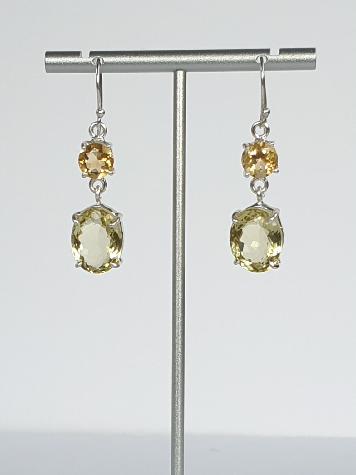 Lemon Quartz Earrings. Lemon Quartz Drop Earrings. Lemon Quartz Dangle