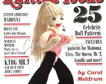 New 1st Edition Book "Knitted Icons" By Carol Meldrum