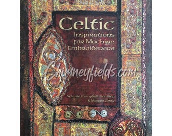 New Unread Book "Celtic Inspiration For Machine Embroiderers" By Valerie Campbell-Harding & Maggie Grey