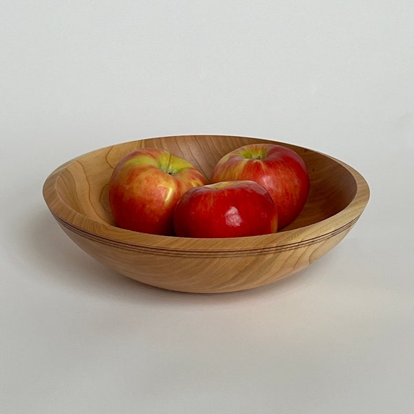 Cherry Wood Bowl (10”x3”)