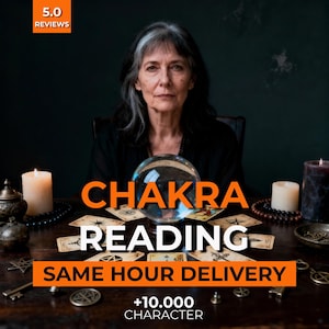 Lettura dei chakra con intuizioni energetiche intuitive, scansione dell'aura personalizzata e rilevamento dei blocchi spirituali per la guarigione e l'allineamento