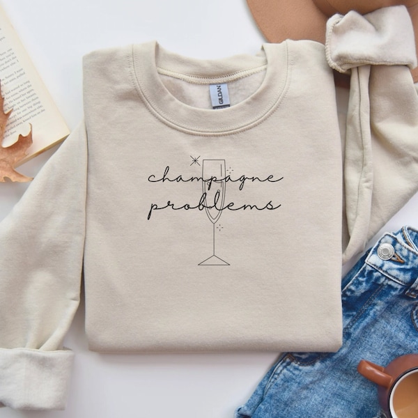 Champagne problems Heavy Blend™ Crewneck Sweatshirt