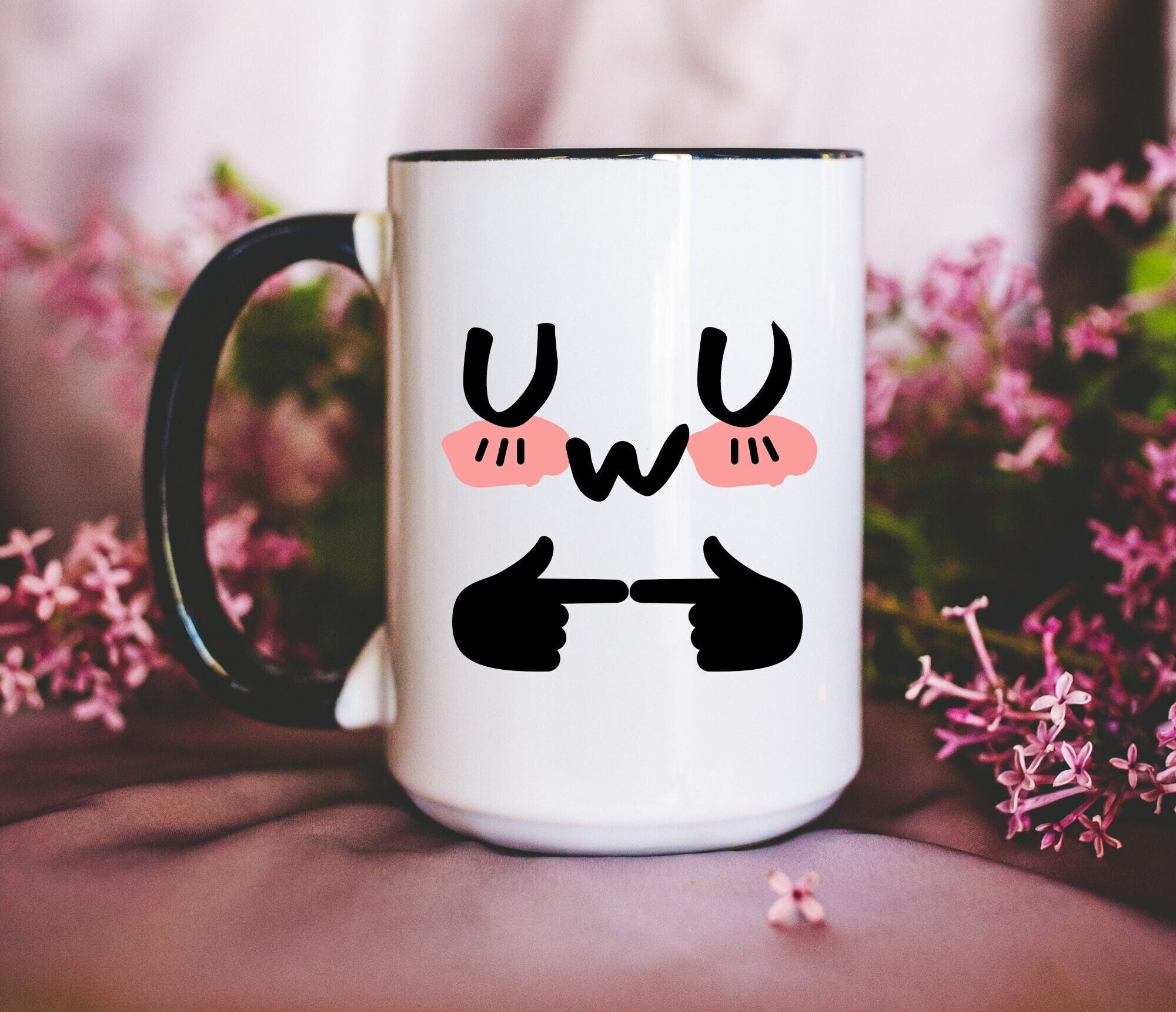 Kawaii OwO Face UwU Meme Anime Aesthetic Otaku Coffee Mug by ShirTom -  Pixels