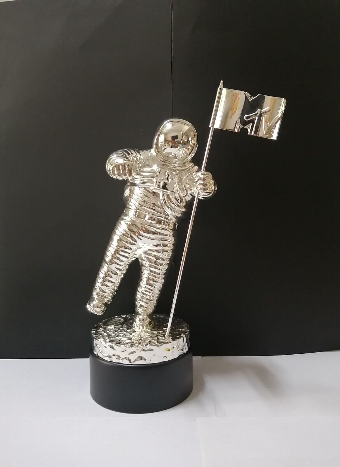MTV Video Music Award Moon Man Statue Silver With Box Etsy