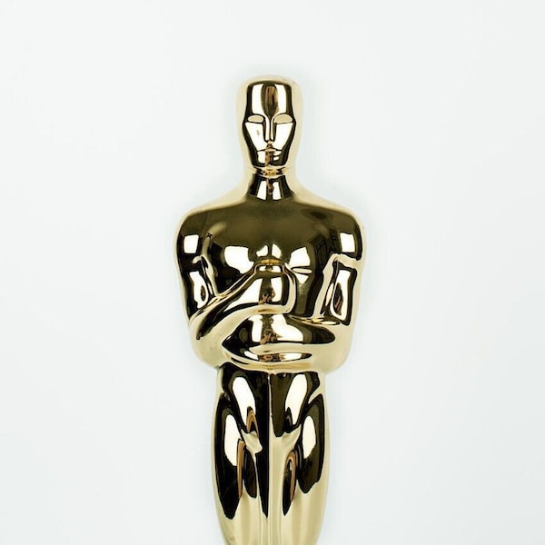 Hollywood Movie Film Award Oscar Statue mit Box