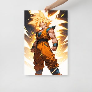 4 Panels Japanese Manga Anime Dragon Ball Z and Super Poster Son