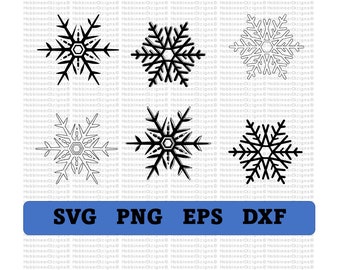 Snowflakes SVG Cut file