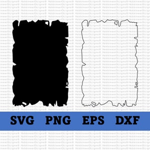Archivo cortado SVG de papel hecho jirones