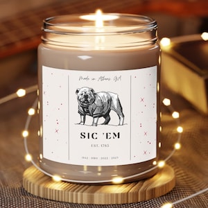 Sic 'Em Bulldogs Scented Candle
