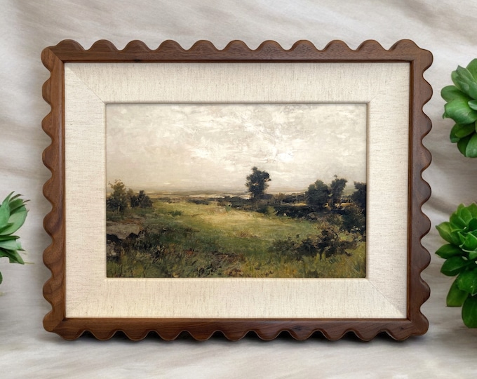 Featured listing image: walnut wiggle frame made custom to your specs