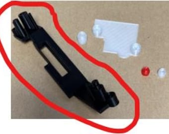 Soporte 3D para la placa de reemplazo gpstar Spengler Neutrona Wand de gráfico de barras de 28 segmentos