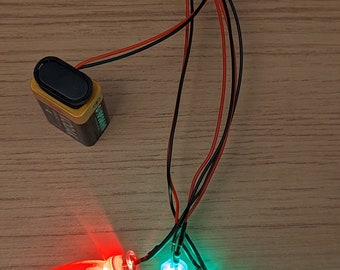 Grands kits LED Cosplay 10 mm pour ceinture Star Wars Dark Vador, plastron Moff Gideon, etc.