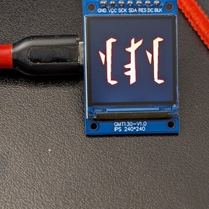 High Quality Beskar Gauntlet Display Mandoputer 1.3&quot; Mandalorian LCD display