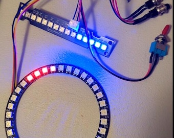 NO-SOLDER Required  Ultrabright Proton Pack Power Cell and Cyclotron 21' mode lights only kit
