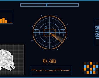 Rebel HUD with Millenium Falcon video Digital Download Full HD MP4