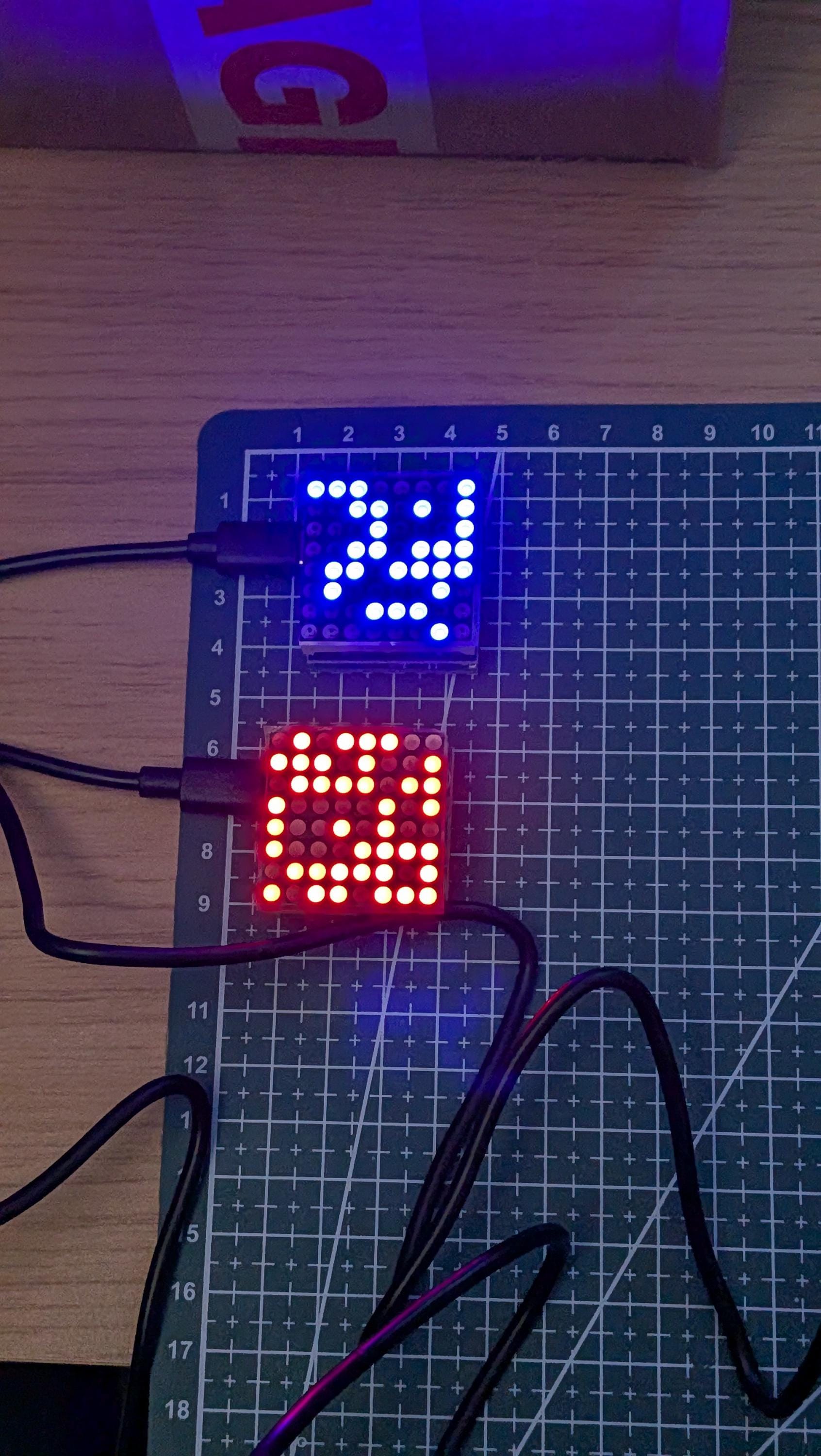 Led Matrix Pixel Animations 8x8 LED Matrix With Several Animations and Memory - Etsy
