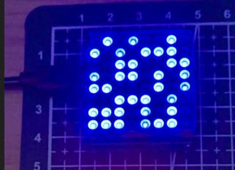Led Matrix Pixel Animations 8x8 LED Matrix With Several Animations and Memory - Etsy