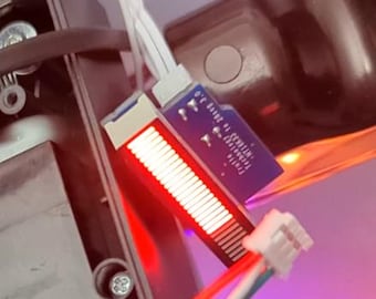 NO-SOLDER Required 28-segment bargraph board for Spengler neutrona wand (Standalone version with firing sequence)