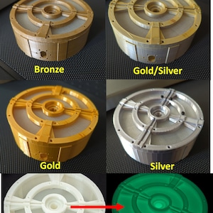 Cyclotron Cake unsanded 3D print for Haslab pack