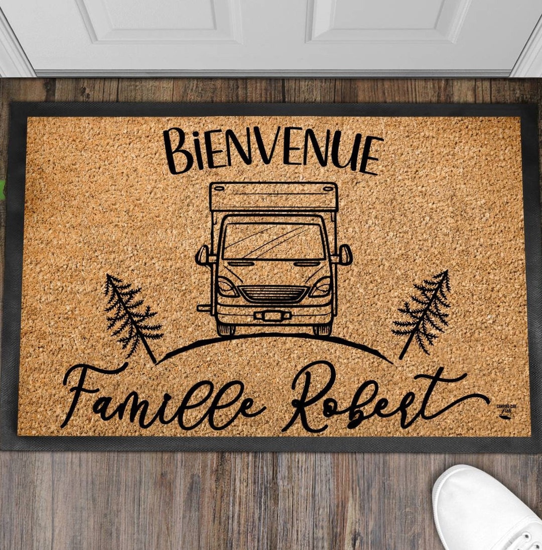 Doormat Last Name Traveler in Motorhome Van Caravan Etsy