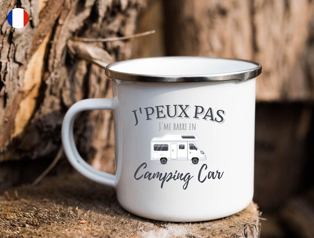 Tasse Pliante Métal étain – Gobelet Camping Compact – Neuf