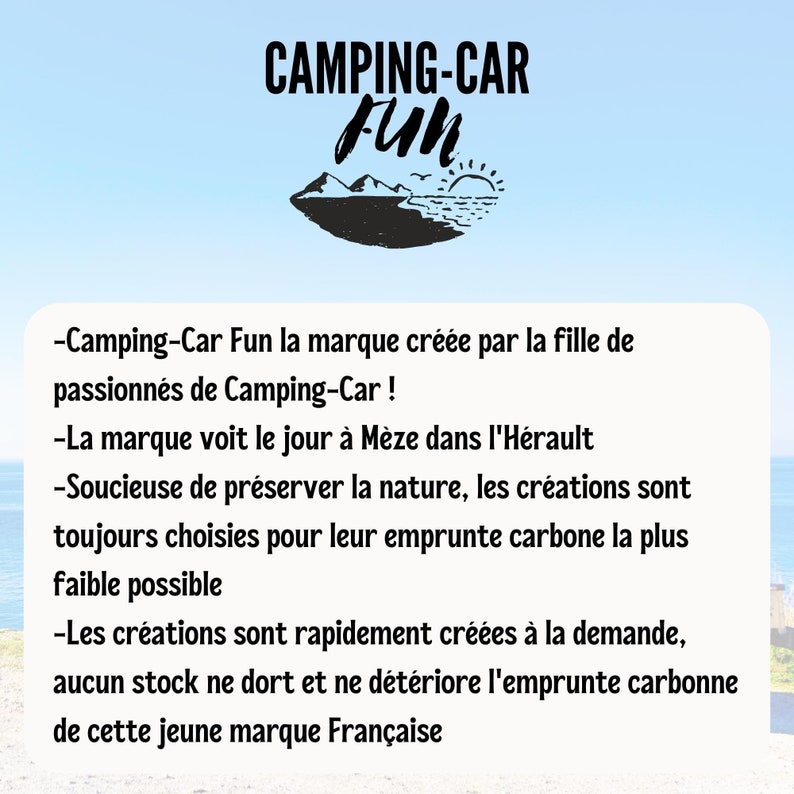 Tapis d'entrée d'extérieur pour Camping-Car personnalisable Paillasson vanlife camping-car Paillasson 60x40 cm ou 50x35cm image 9