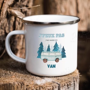 I can&#39;t, I&#39;m leaving in a van mug - unbreakable metal mug - for campervan trips