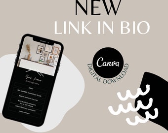 Link in Bio Instagram Template Real Estate Marketing Link Tree ...