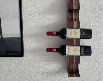 Weinflaschenhalter / Weihnachtsgeschenk Wein / Weinregal Wand / Geschenkidee Wein / Weinhalter Wand / Flaschenregal / Flaschenständer