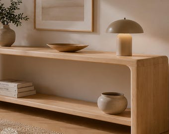 Lowboard "Lumen" / Sideboard / Console table / Solid wood table / Side table / Cabinet / Solid wood / Real wood table