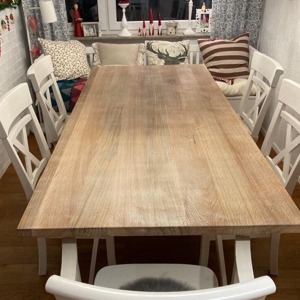 Dining table / solid wood table / living room table / garden table / solid wood / kitchen table / real wood table