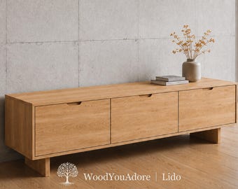 Lowboard "Lido" / Sideboard / Console table / Solid wood table / Side table / Cabinet / Solid wood / Real wood table