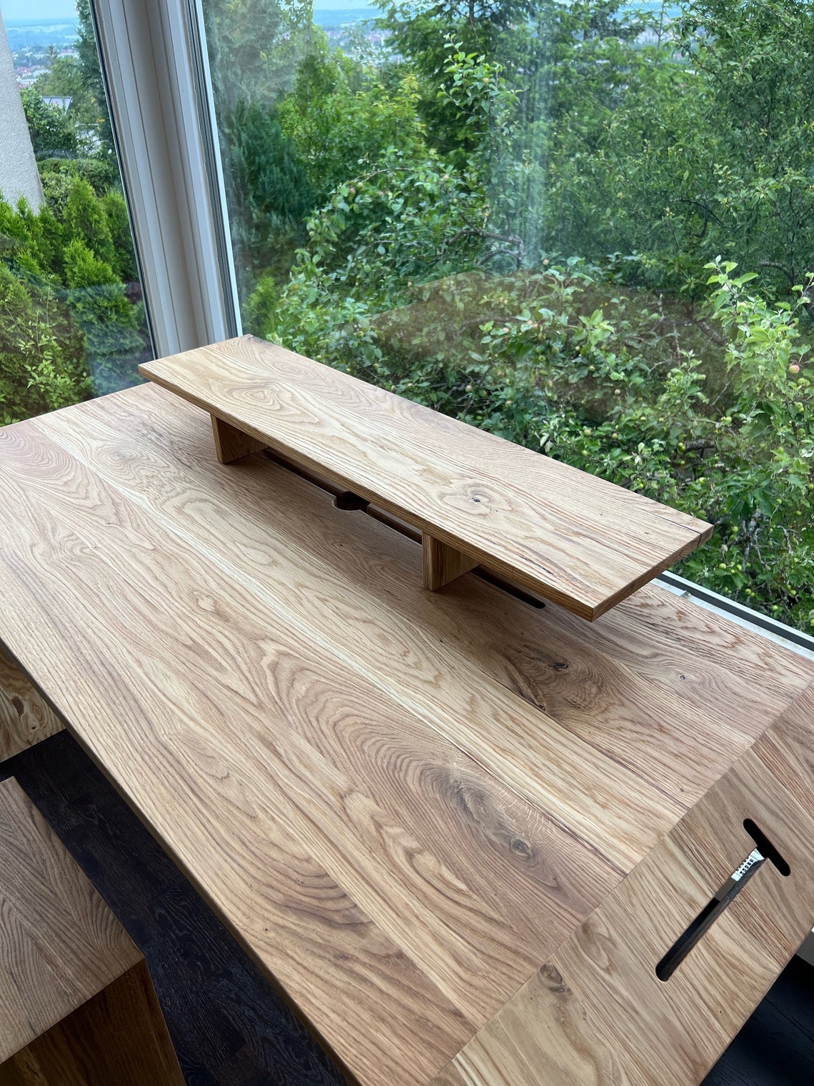 Monitor Riser for Desk / Monitor Riser Wood / Real Wood Monitor Stand ...