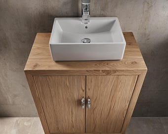 Bathroom vanity unit / Vanity unit / Washbasin / Bathroom cabinet / Solid wood / Countertop washbasin / Bathroom cabinet