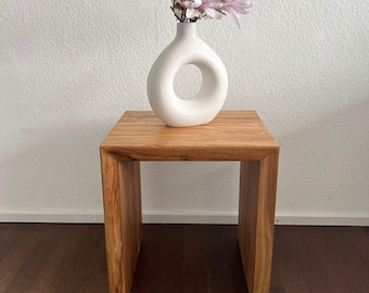 Wooden stool / side table / plant stand / handcrafted stool / stool / footstool / nightstand / natural wood / gift idea