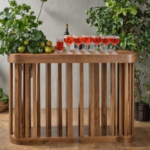 Bar table / Restaurant table / Catering furniture / Solid wood table / Solid wood / Real wood table / Bar / Restaurant