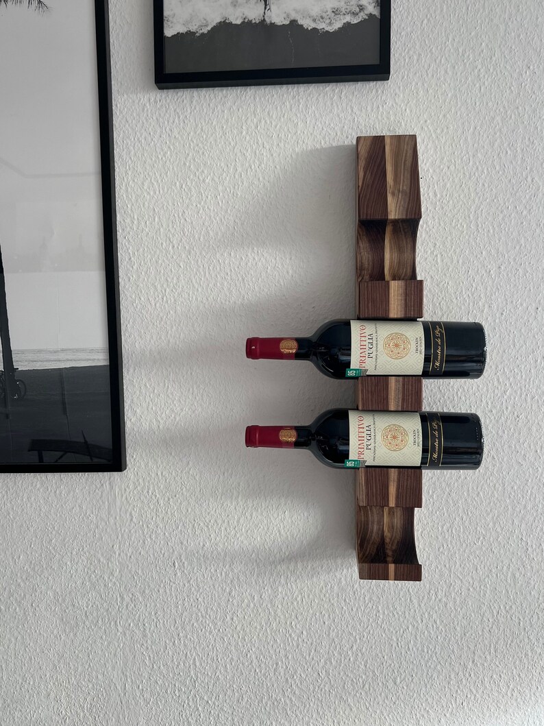 Weinflaschenhalter / Weihnachtsgeschenk Wein / Weinregal Wand / Geschenkidee Wein / Weinhalter Wand / Flaschenregal / Flaschenständer