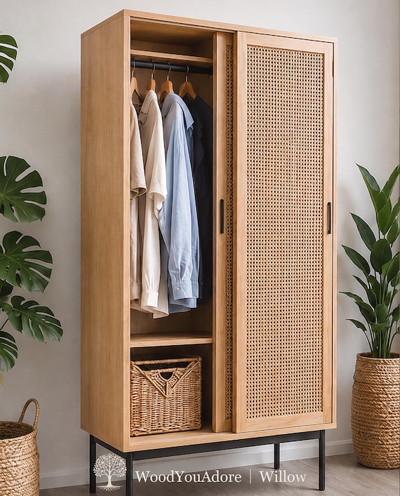 Solid Wood Wardrobe 