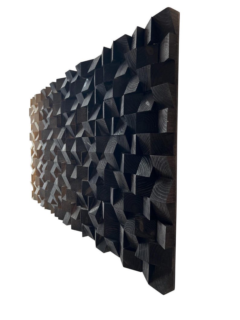 3D Wood Acoustic Wall Panel, Acoustic Diffuser, Echo Absorber, Sound ...