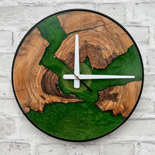 Natural Wood Clock - Etsy