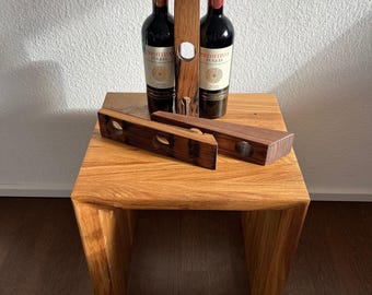 Magical wine holder / wine bottle holder / wine rack / Christmas wine gift / wine butler / wine glass holder / wine gift idea