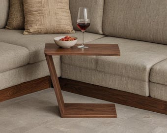Designer side table for your living room / Side table / Coffee table / Solid wood table / Coffee table / Lounge table