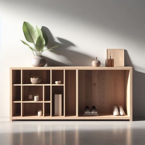 Lowboard / Sideboard / Konsolentisch / Massivholz Tisch / Beistelltisch / Schrank / Massivholz  / Echtholztisch