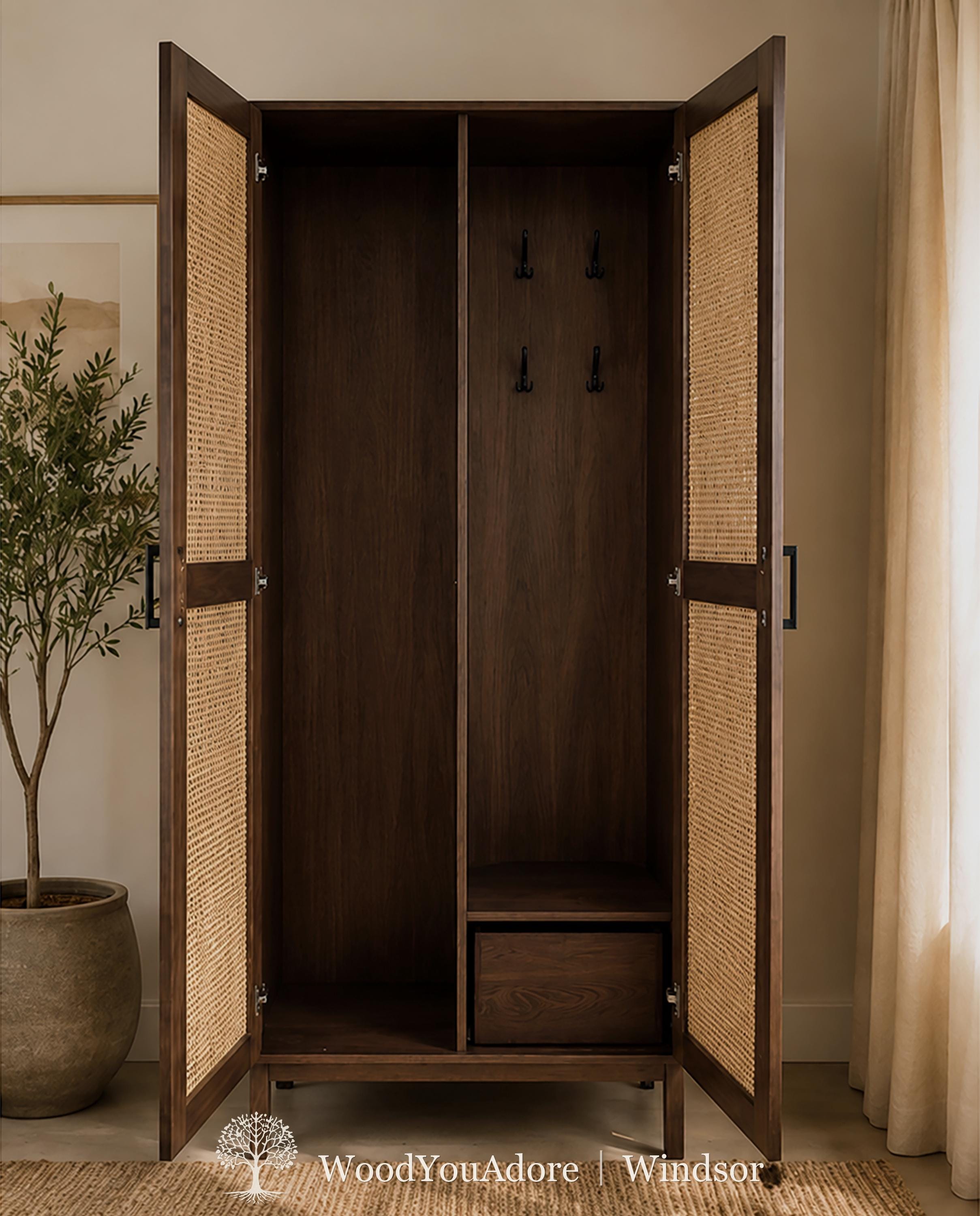 Solid Wood Wardrobe 