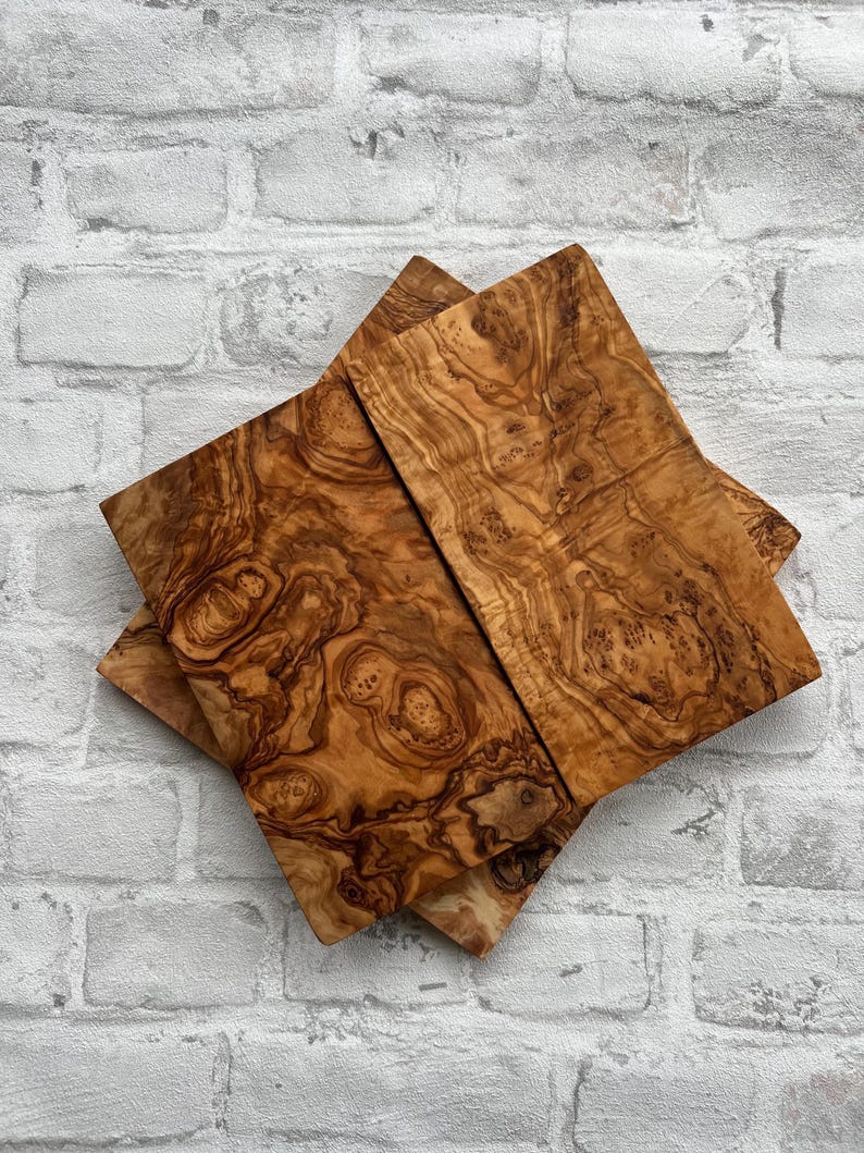 Tabla de cortar de madera de olivo, tablas de madera de olivo con mango, tabla para servir, tabla para cebollas, tabla para aperitivos, tabla para desayuno, tabla para hierbas imagen 3